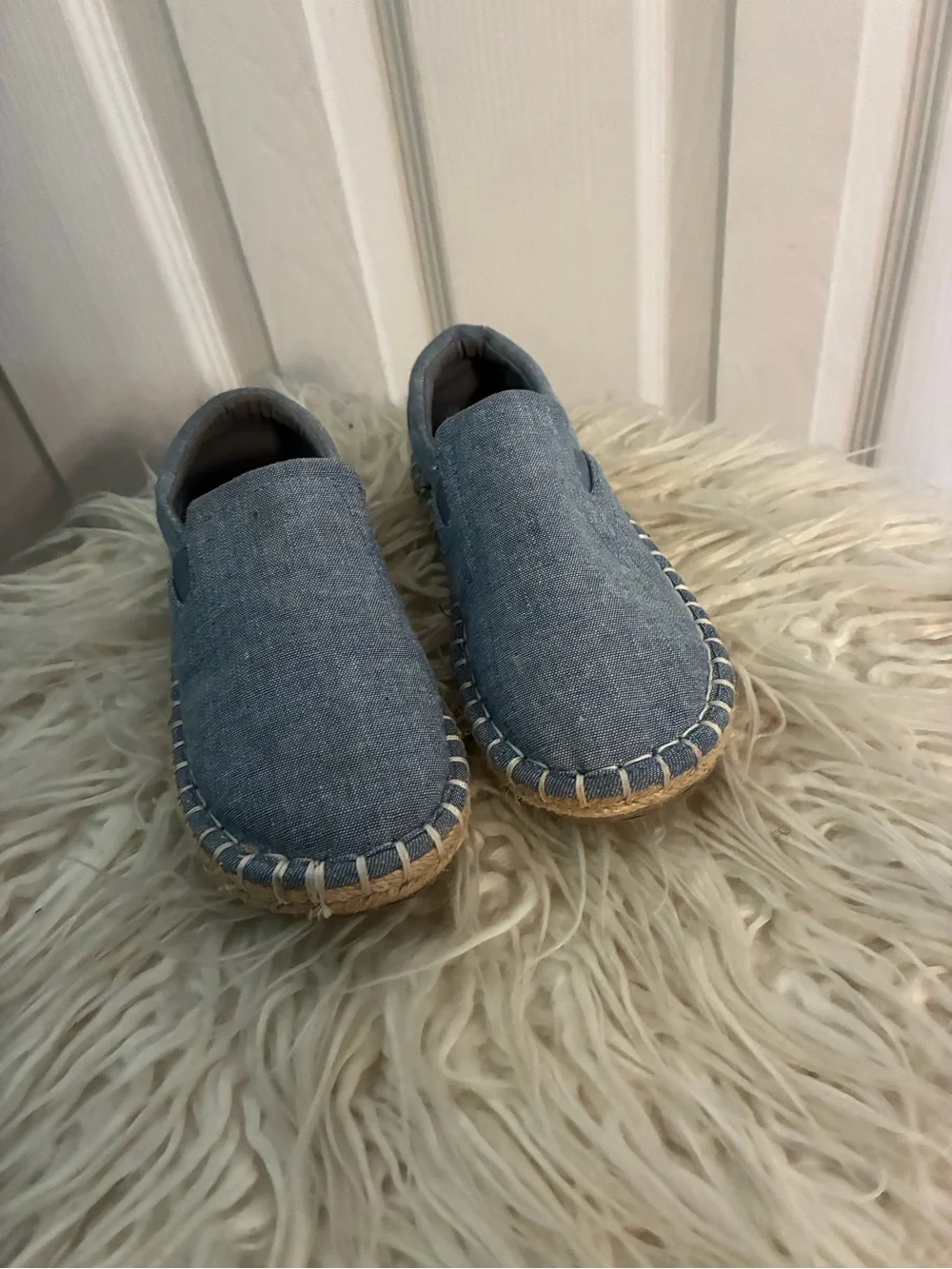 Gymboree Light Blue Slip-On Espadrille Sneakers for Kids